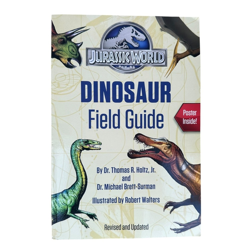 Jurassic World Dinosaur Field Guide Paperback Book